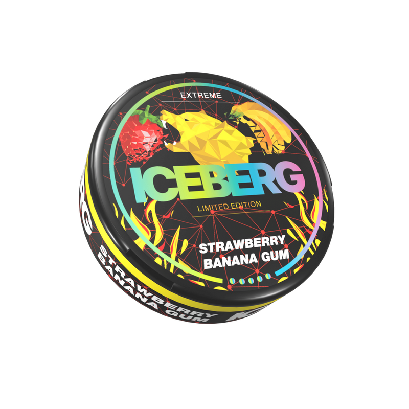 ICEBERG Strawberry Banana Gum Extreme