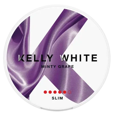 Kelly White Minty Grape Slim Extra Strong