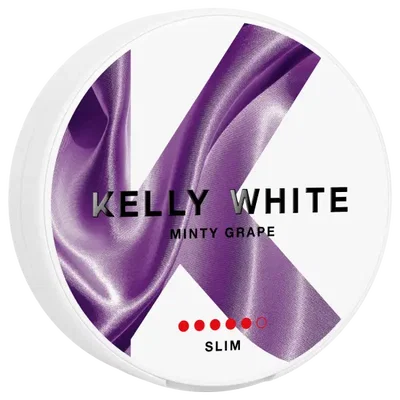 Kelly White Minty Grape Slim Extra Strong