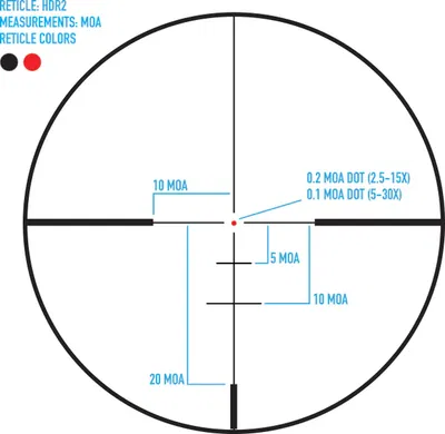 Sightmark Presidio 2.5-15x50 HDR-2 Riflescope