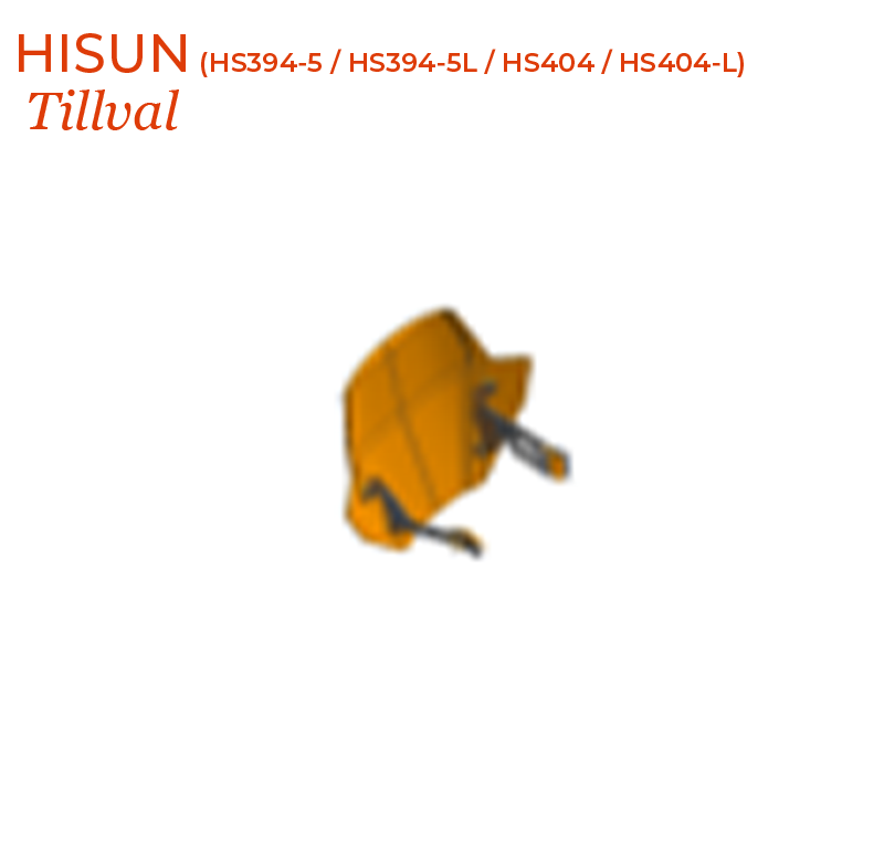 HISUN Front windshield (HS394-5 / HS394-5L / HS404 / HS404-L)
