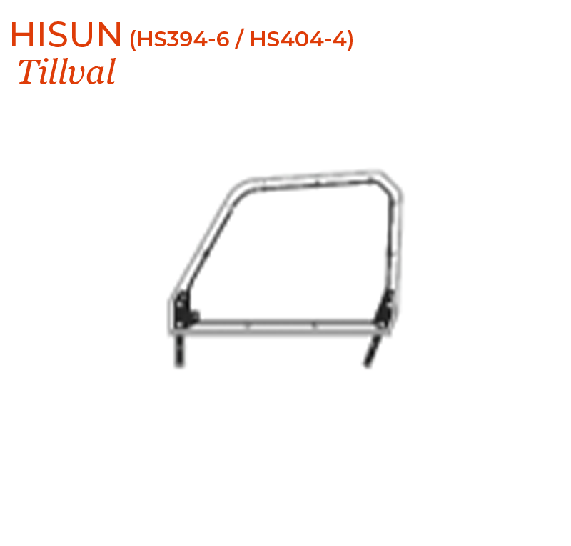 HISUN Front Half Doors  - UV Poly (HS394-6 / HS404-4)