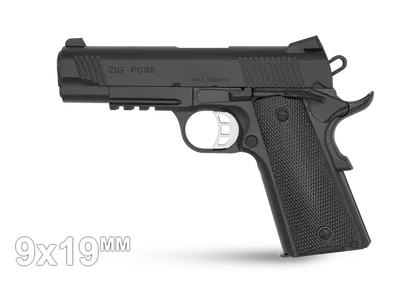 TISAS ZIG PC 9, Black, 9x19 mm