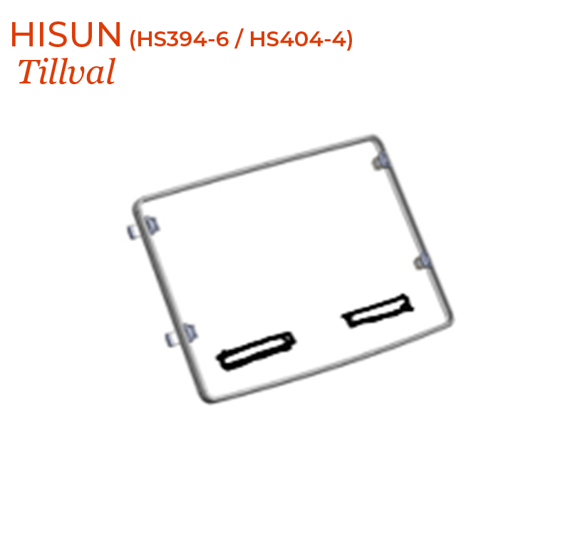 HISUN Full Windshield -  - Hard Coat Poly (HS394-6 / HS404-4)