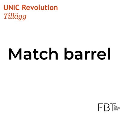 Fine Ballistic Tools Barrel profile, Match barrel