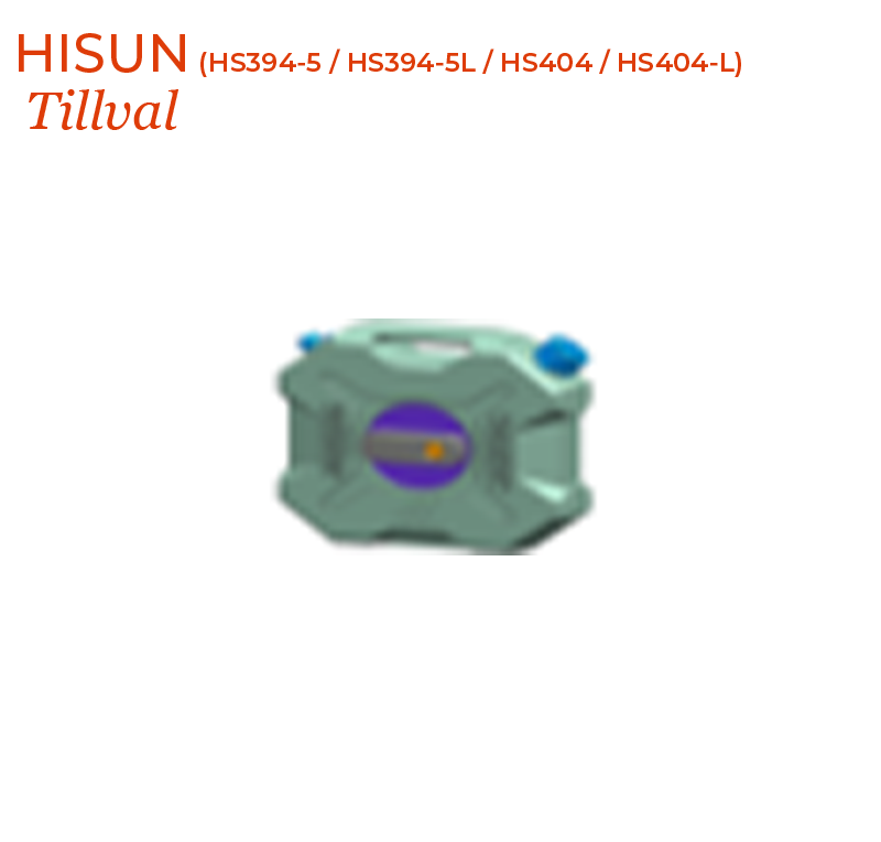 HISUN Auxiliary Fuel Tank (HS394-5 / HS394-5L / HS404 / HS404-L)