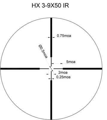 Sightmark Core HX 2.0 3-9x50 DX Riflescope