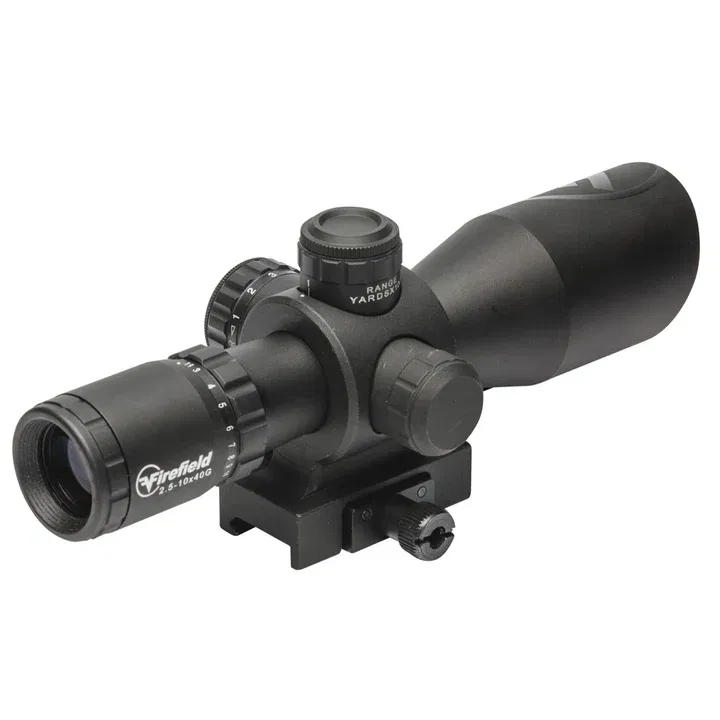Firefield Barrage 2.5-10x40 Riflescope with Green Laser