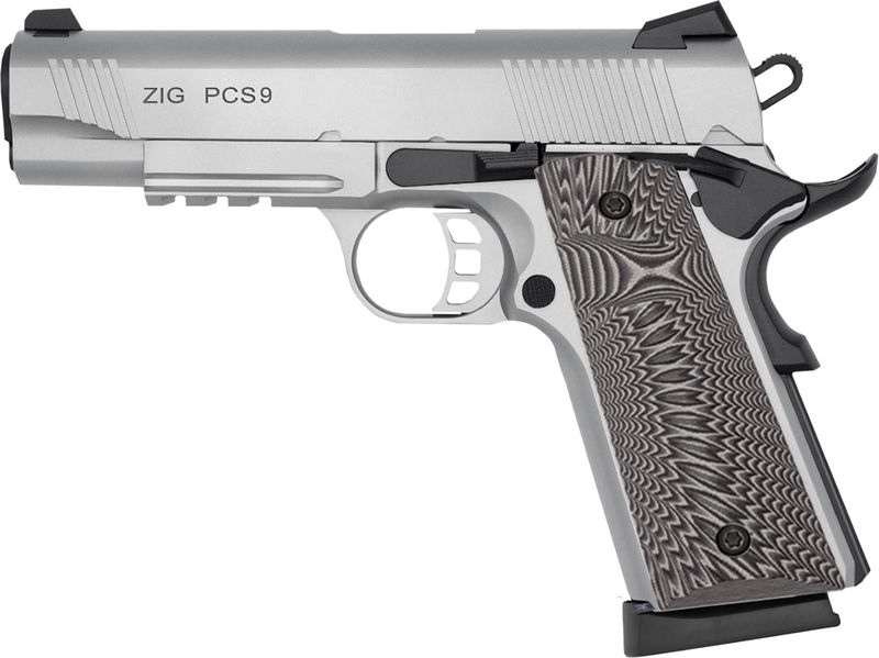 TISAS ZIG PCS9 1911, 4.25" Stainless Steel