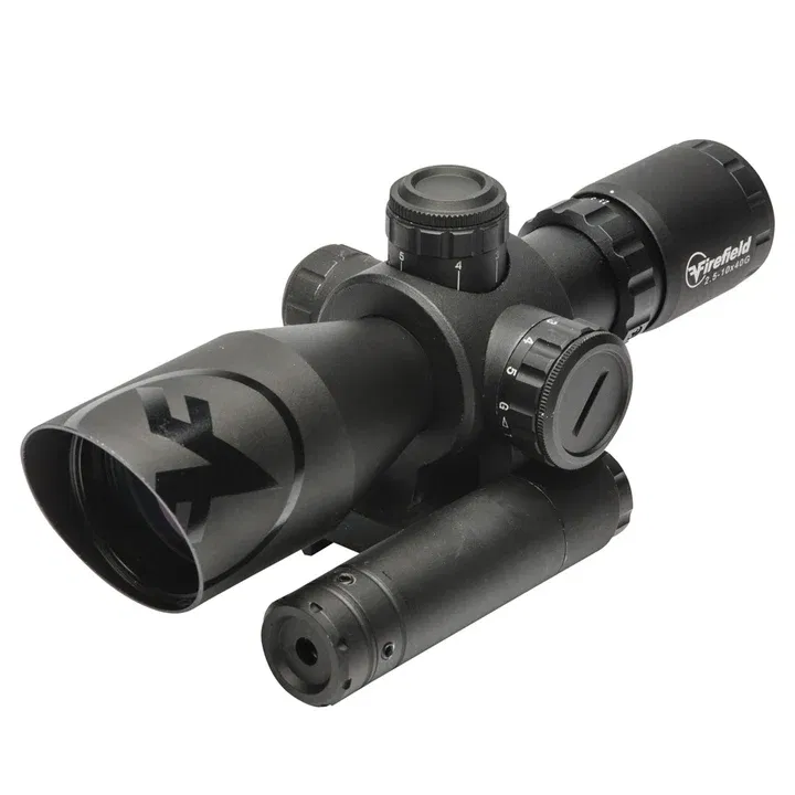 Firefield Barrage 2.5-10x40 Riflescope with Green Laser