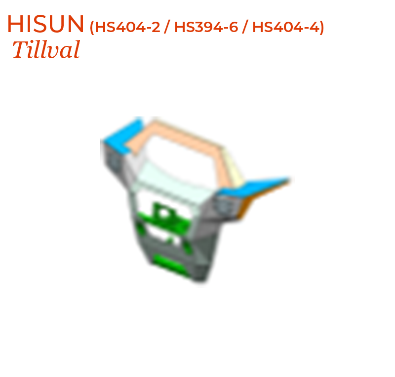 HISUN Front Bumper Assy (HS404-2)