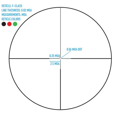 Sightmark Latitude 8-32x60  F-Class Riflescope