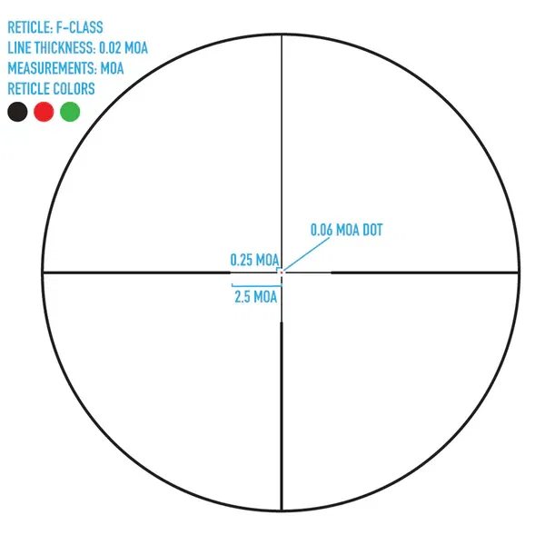 Sightmark Latitude 8-32x60  F-Class Riflescope