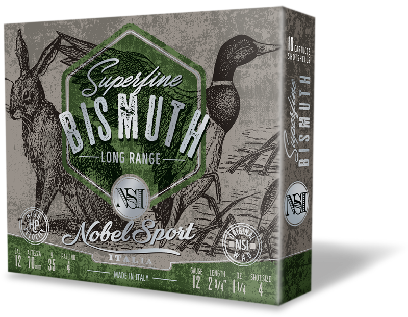 NSI LONG RANGE SUPERFINE BISMUTH 35gr 12/70 US4 10 ASK