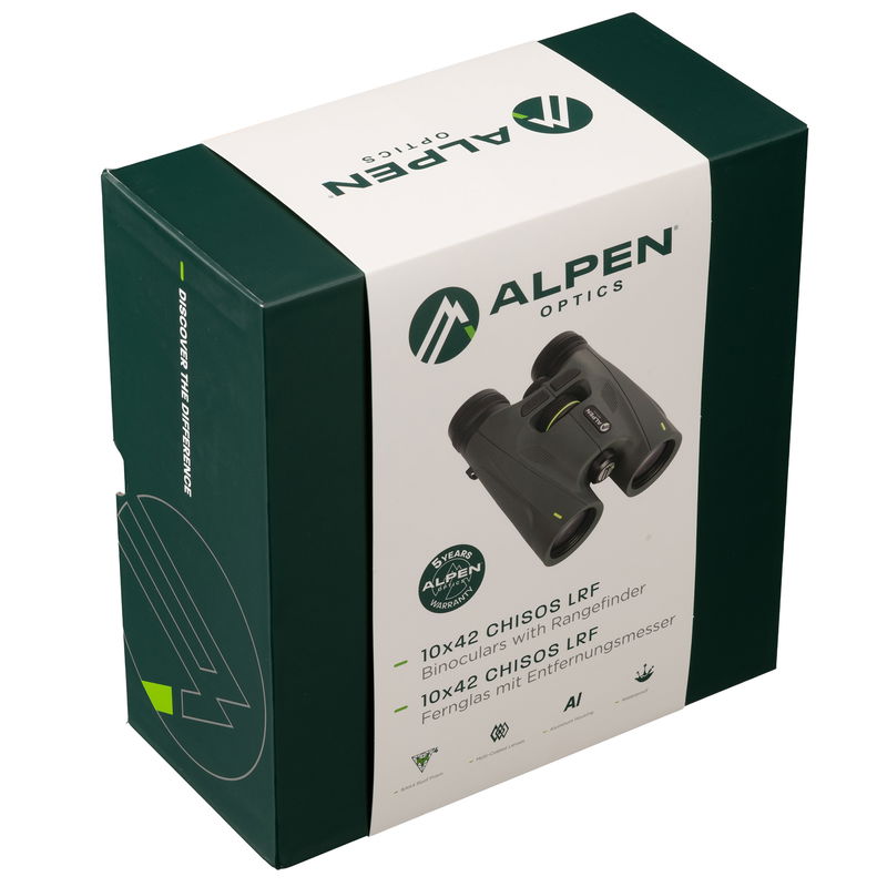 Alpen Optics CHISOS 10x42 LRF Binoculars