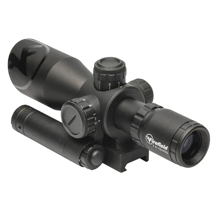 Firefield Barrage 2.5-10x40 Riflescope with Green Laser