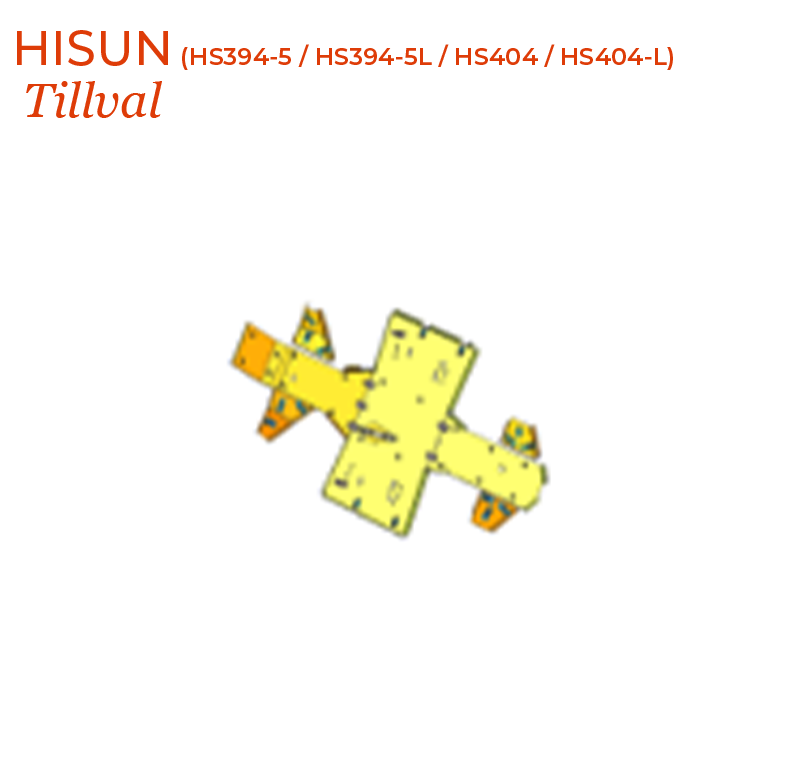 HISUN Skid Board (Long Version) (HS394-5 / HS394-5L / HS404 / HS404-L)