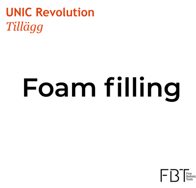 Fine Ballistic Tools Stock accessories, Foam filling