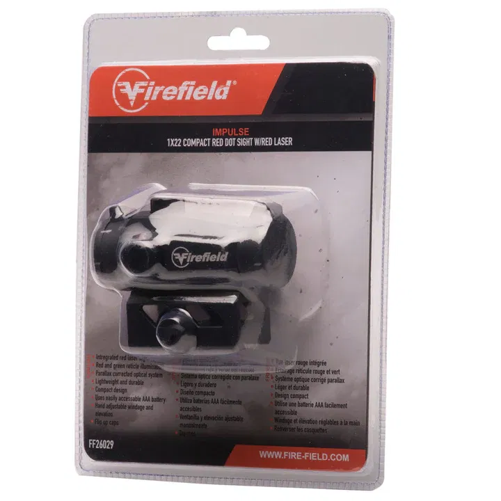 Firefield Impulse 1x22 Compact Red Dot Sight w/Red Laser (EU)