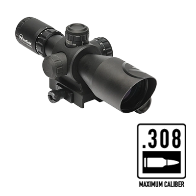 Firefield Barrage 2.5-10x40 Riflescope with Green Laser