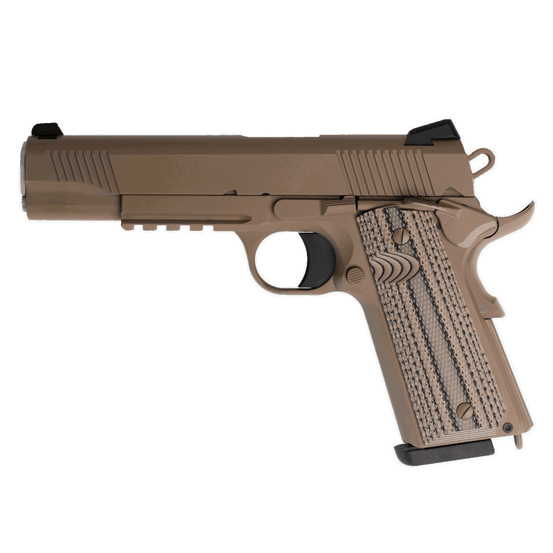 TISAS ZIG 1911 B45 Raider, FDE, 45 ACP, 127 mm