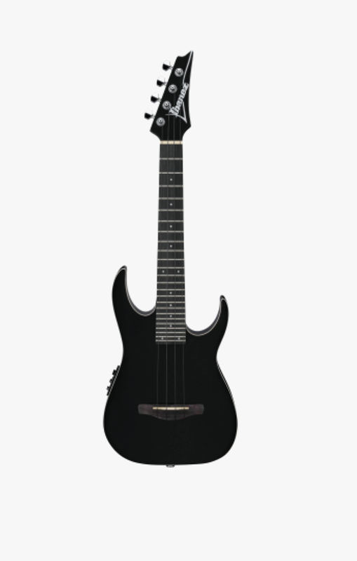 URGT100-BK Tenor Ukulele m/mik, bag RG style, Black