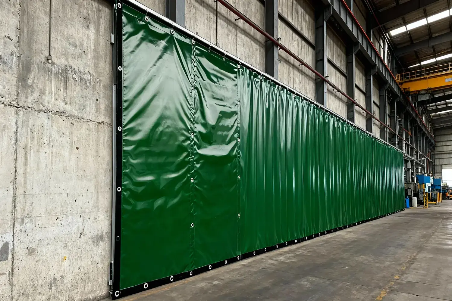 Minska industribuller effektivt med ljuddämpande draperier