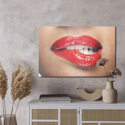 Ljuddämpande tavla - Alluring lips