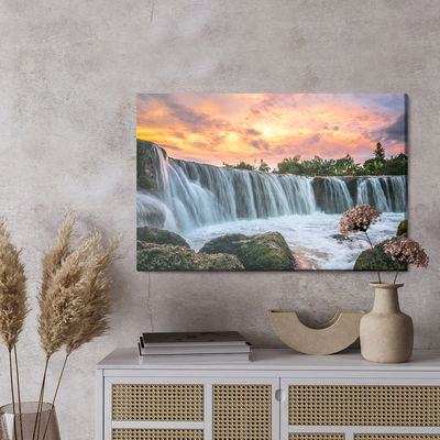 Ljuddämpande tavla - Parigi waterfall in indonesia