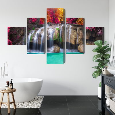 Ljuddämpande tavla - A waterfall in the deep