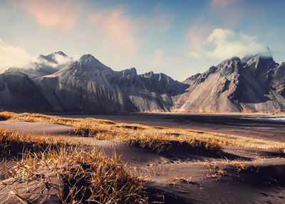 Ljuddämpande tavla - Vestrahorn mountain