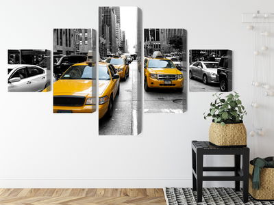 Ljuddämpande tavla - Taxis in New York