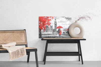 Ljuddämpande tavla - Lovers admiring London