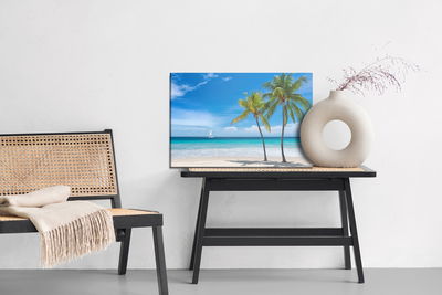 Ljuddämpande tavla - Island in the tropical sea