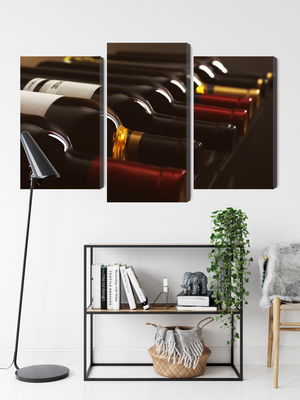 Ljuddämpande tavla - Delicious wine bottles