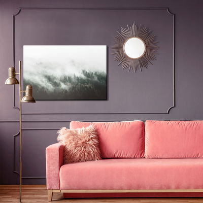 Ljuddämpande tavla - Moody forest landscape