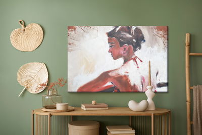 Ljuddämpande tavla - Pensive woman