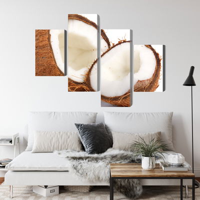 Ljuddämpande tavla - Coconut halves