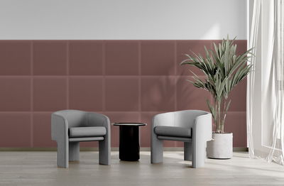 Firkantet lydabsorber - fløjl