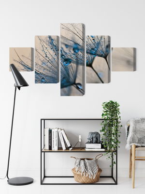 Ljuddämpande tavla - Dandelions with water