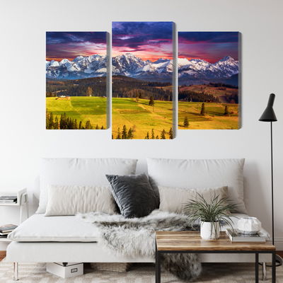 Ljuddämpande tavla - Landscape with the polish