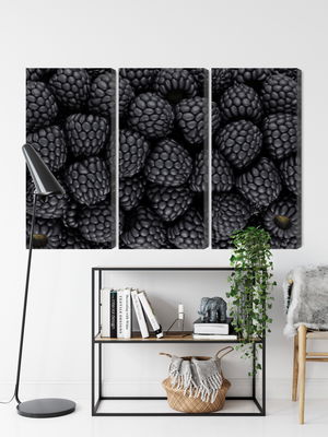 Ljuddämpande tavla - Blackberries on a macro scale