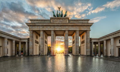 Ljuddämpande tavla - Brandenburg gate in berlin
