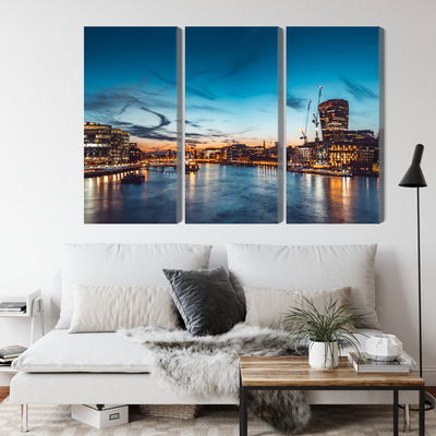 Ljuddämpande tavla - River thames in great britain