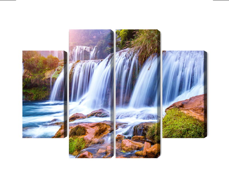 Ljuddämpande tavla - Jiulong waterfall in luoping