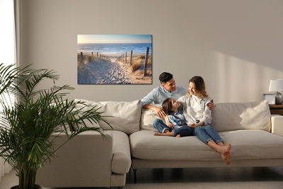 Ljuddämpande tavla - Strand, north sea