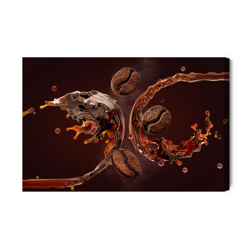 Ljuddämpande tavla - Roasted arabica beans