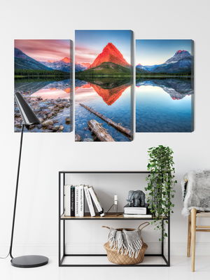 Ljuddämpande tavla - Swiftcurrent lake in the Usa