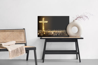 Ljuddämpande tavla - The golden cross