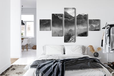 Ljuddämpande tavla - Hala gasienicowa in black